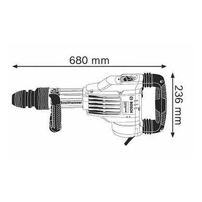 BOSCH - Marteau-piqueur SDS Max GSH 11 VCC  - Réf. Fab. : 0611336000