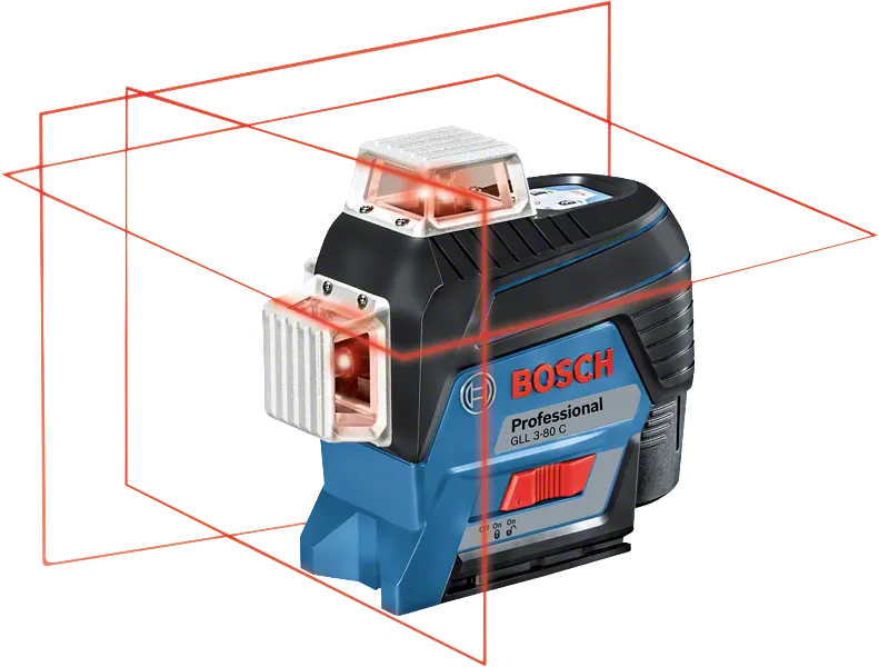 BOSCH - Niveau laser multiligne GLL 3-80 C - Réf. Fab. : 0601063R02