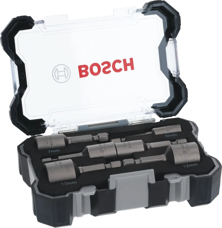 BOSCH - Coffret 6 douilles à choc aimantées 1/4'' - Réf. Fab. : 2608551079