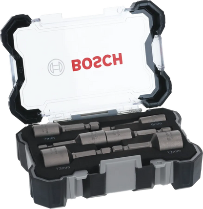BOSCH - Coffret 6 douilles à choc aimantées 1/4'' - Réf. Fab. : 2608551079
