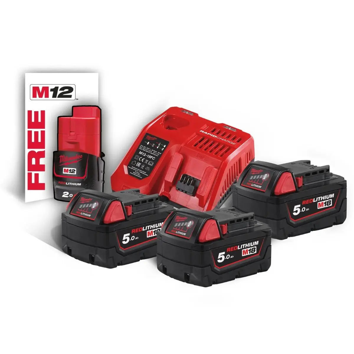 Milwaukee - Pack Nrg 18 Volts 5Ah - M18 NRG-503 - Réf. Fab. : 4933451423