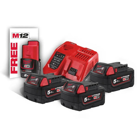 Milwaukee - Pack Nrg 18 Volts 5Ah - M18 NRG-503 - Réf. Fab. : 4933451423