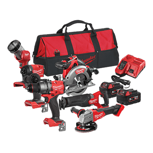 MILWAUKEE - Pack de 6 machines - Réf. fab.: M18 FPP6E3-502B