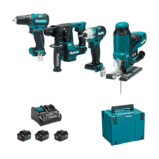 MAKITA - Pack électroportatif 4 machines - réf. fab.: LOT0184