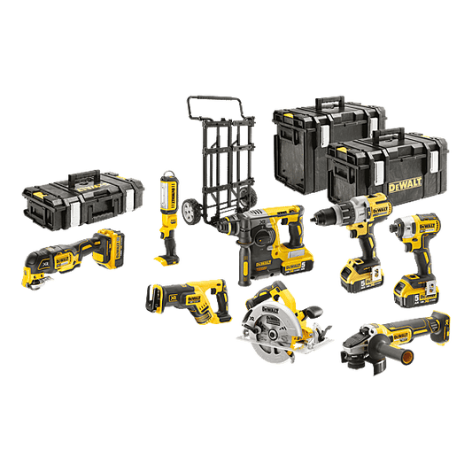 DEWALT - Pack électroportatif 8 machines - Réf. fab.: DCK853P4-QW