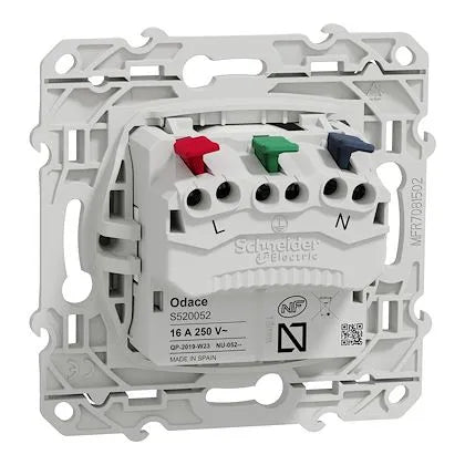 Schneider Electric - Odace 2011 - Lot de 150 prises de courant 2P+T - blanc - Réf. fab.: S920052