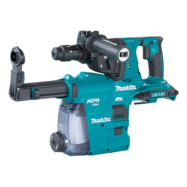 MAKITA - Perforateur burineur SDS+ LXT® DHR283ZWJU avec aspirateur intégré - Réf. Fab. : DHR283ZWJU