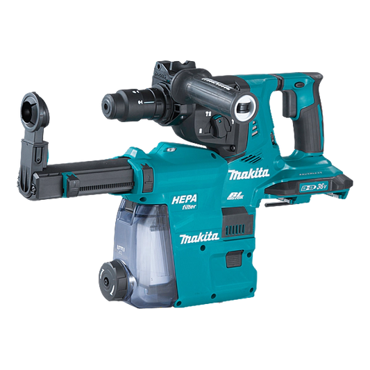 MAKITA - Perforateur burineur SDS+ LXT® DHR283ZWJU avec aspirateur intégré - Réf. Fab. : DHR283ZWJU