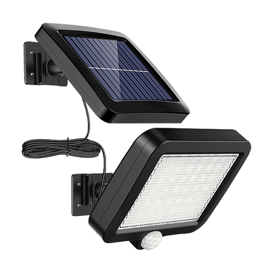 OPTEX - Projecteur mural LED panneau solaire avec détecteur de mouvement - Réf. fab.: 994602