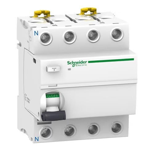 Schneider Electric - Acti9, iID interrupteur différentiel 4P 63A 300mA type AC - Réf. fab.: A9R14463