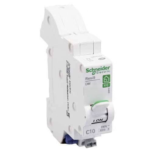 Schneider Electric - Resi9 XE Disjoncteur 10A auto Ph+N courbe C 3kA 230V - Réf. fab.: R9EFC610