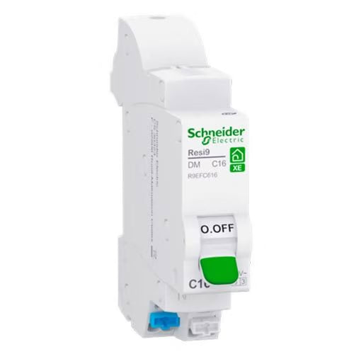 Schneider Electric - Resi9 XE - disjoncteur modulaire - 1P+N - 16A - courbe C - embrochable - Réf. fab.: R9EFC616