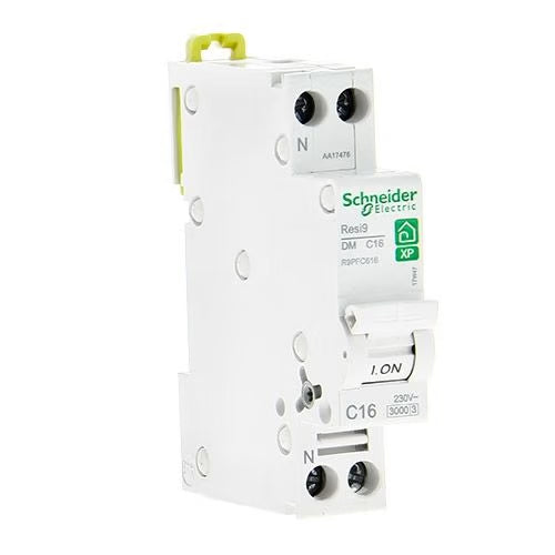 Schneider Electric - Resi9 - disjoncteur modulaire - 1P+N - 16A - courbe C - peignable - R9PFC616 - Réf. fab.: R9PFC616