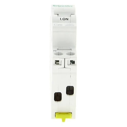 Schneider Electric - Resi9 - disjoncteur modulaire - 1P+N - 20A - courbe C - peignable - Réf. fab.: R9PFC620
