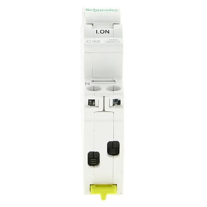 Schneider Electric - Resi9 - disjoncteur modulaire - 1P+N - 32A - courbe C - peignable - Réf. fab.: R9PFC632