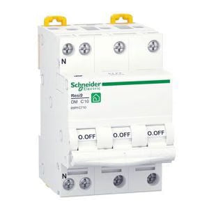 Schneider Electric - Resi9 - disjoncteur modulaire - 3P+N - 10A - courbe C - peignable - Réf. fab.: R9PFC710