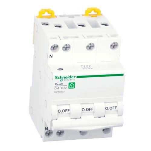 Schneider Electric - Resi9 - disjoncteur modulaire - 3P+N - 32A - courbe C - peignable - Réf. fab.: R9PFC732