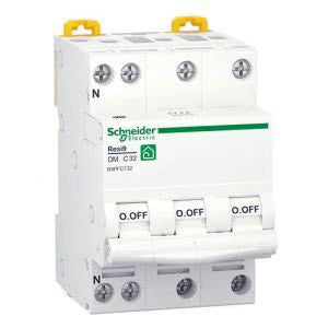 Schneider Electric - Resi9 - disjoncteur modulaire - 3P+N - 32A - courbe C - peignable - Réf. fab.: R9PFC732