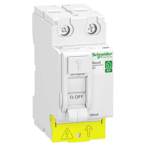 Schneider Electric - Resi9 - inter différentiel - 2P - 40A - 30mA - Type AC - peignable - alim bas - Réf. fab.: R9PRC240