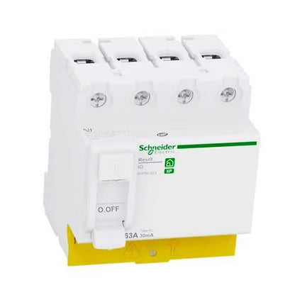 Schneider Electric - Resi9 - interrupteur différentiel - 4P - 63A - 30mA - Type AC - peignable - Réf. fab.: R9PRC463