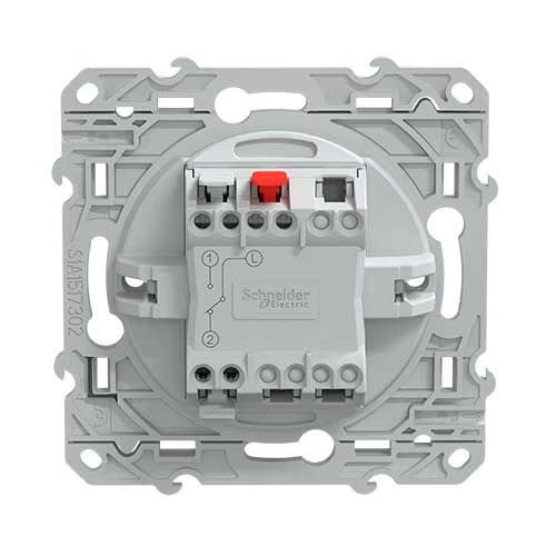Schneider Electric - Ovalis - interrupteur va et vient - 10AX - Blanc - Réf. Fab. : S320204
