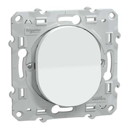 Schneider Electric - Ovalis - interrupteur va et vient - 10AX - Blanc - Réf. Fab. : S320204