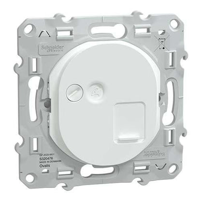 Schneider Electric - Ovalis Prise RJ45 grade 3 catégorie 6 STP blanc - Réf.: Fab. : S320476