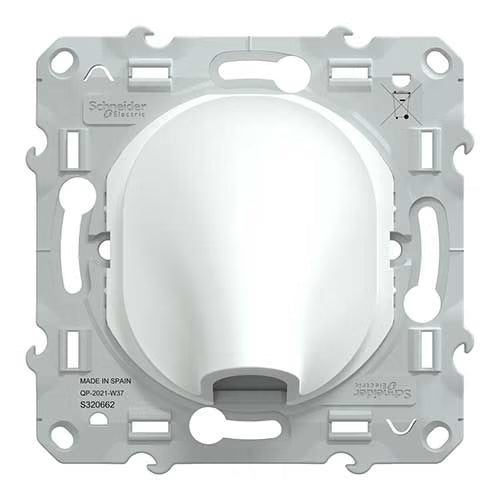 Schneider Electric - Ovalis - cable outlet - 16A - Ø6..12mm - White - Mfg. Ref.: S320662