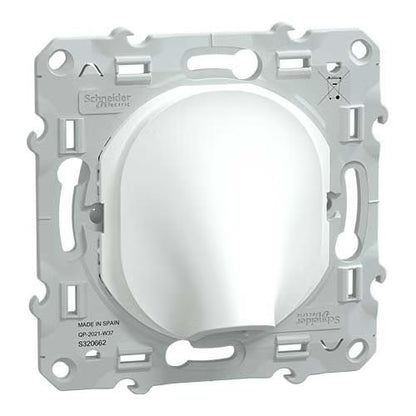 Schneider Electric - Ovalis - cable outlet - 16A - Ø6..12mm - White - Mfg. Ref.: S320662