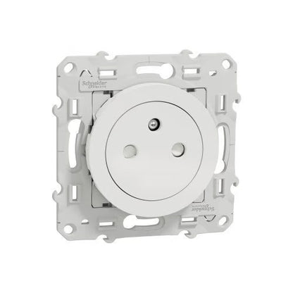 Schneider Electric - Odace 2011 - prise de courant 2P+T affleurante - blanc - Réf. Fab.: S520052