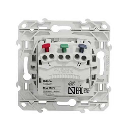 Schneider Electric - Odace 2011 - prise de courant 2P+T affleurante - blanc - Réf. Fab.: S520052