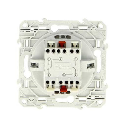 Schneider Electric - Odace 2011 - double va-et-vient - blanc - 10A - Réf. Fab. : S520214