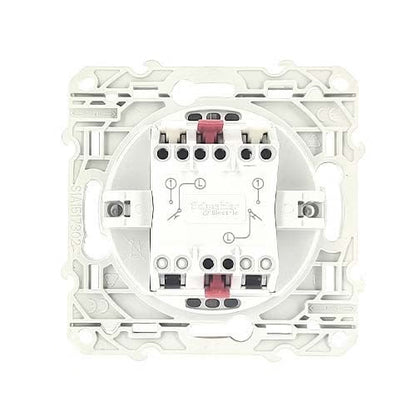 Schneider Electric - Odace 2011 - double poussoir - blanc- Réf. Fab. : S520216