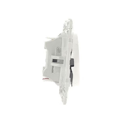Schneider Electric - Odace 2011 - va-et-vient + poussoir - blanc - 10A - Réf. fab.: S520285