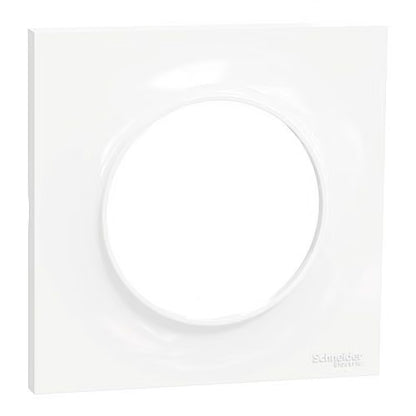 Schneider Electric - Odace 2011 Styl - plaque 1 poste blanc - Réf Fab.:  S520702