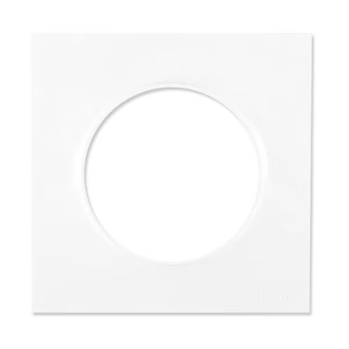 Schneider Electric - Odace 2011 Styl - plaque 1 poste blanc - Réf Fab.:  S520702