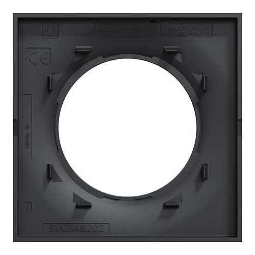 Schneider Electric - Odace 2011 Styl - plaque 1 poste anthracite - Réf. fab. : S540702