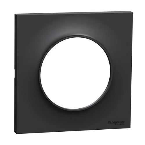 Schneider Electric - Odace 2011 Styl - plaque 1 poste anthracite - Réf. fab. : S540702