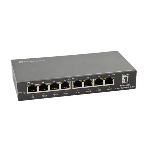 TREDELEC - Switch POE gigabit - Réf. du fabricant : IDSWITCH8P1000POE